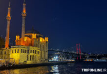 بهترین جاهای دیدنی استانبول در شب مسجد اورتاکوی